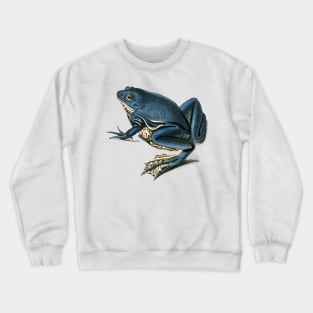 Blue Frog Hand drawn Crewneck Sweatshirt